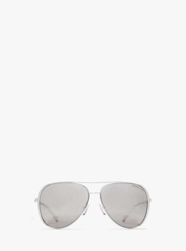 Damske Slnecne Okuliare Michael Kors Chelsea Bright Strieborne - Doplnky Michael Kors Akcia | PFWXR-6820